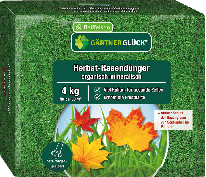 GÄRTNERGLÜCK Herbstrasendünger organisch-mineralisch